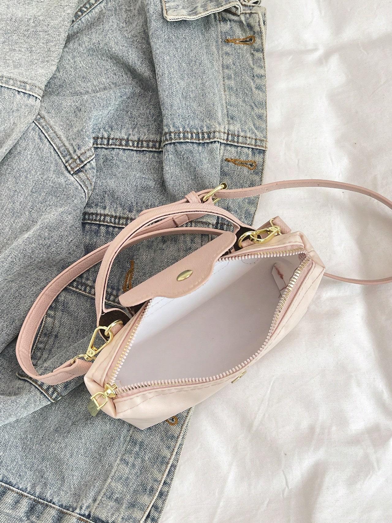 Casual Solid Color Fashionable Women's Handbag Crossbody Bag Fashionable Versatile Dumpling Bag One Shoulder Hand Mobile Phone Bag
