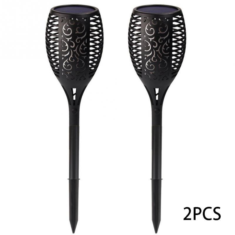 LED Waterproof Solar Torch Light Lamp Outdoor Landscape Decoration Garden Lawn Light