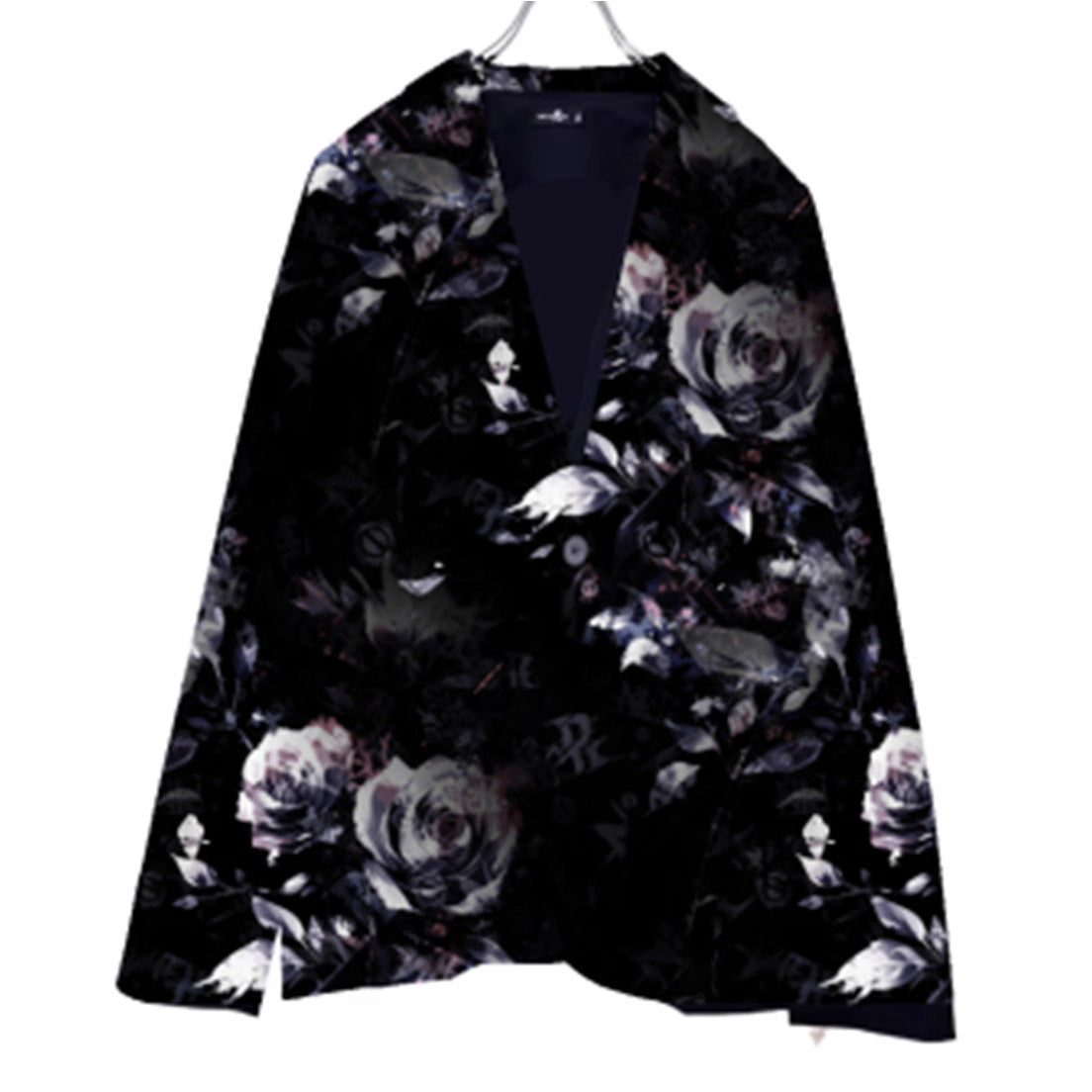 Suit Lapel Button Printed One Button Small Suit