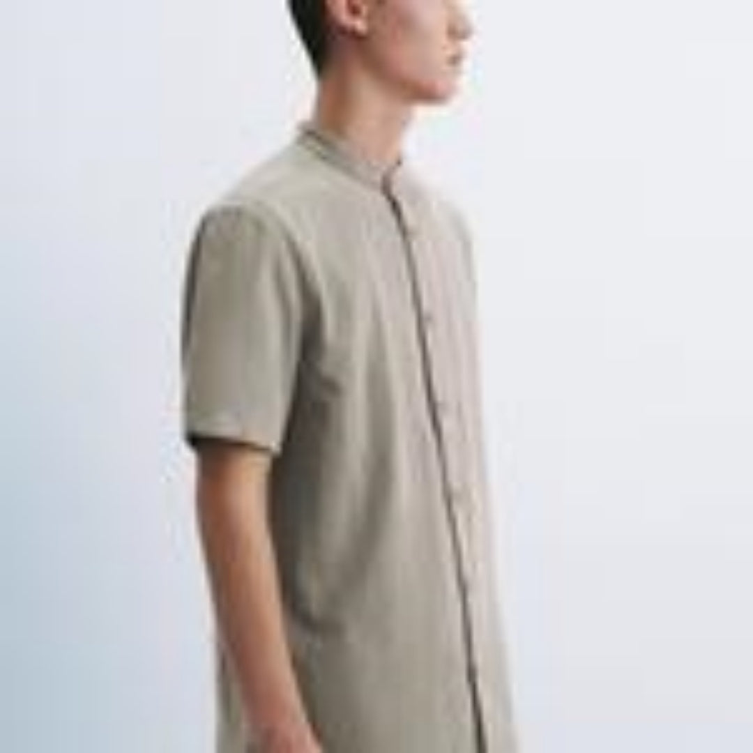 Summer Men's Fashion Casual Tropical Printed Shirt Hawaiian Vacation Style Button Short Sleeve Cardigan