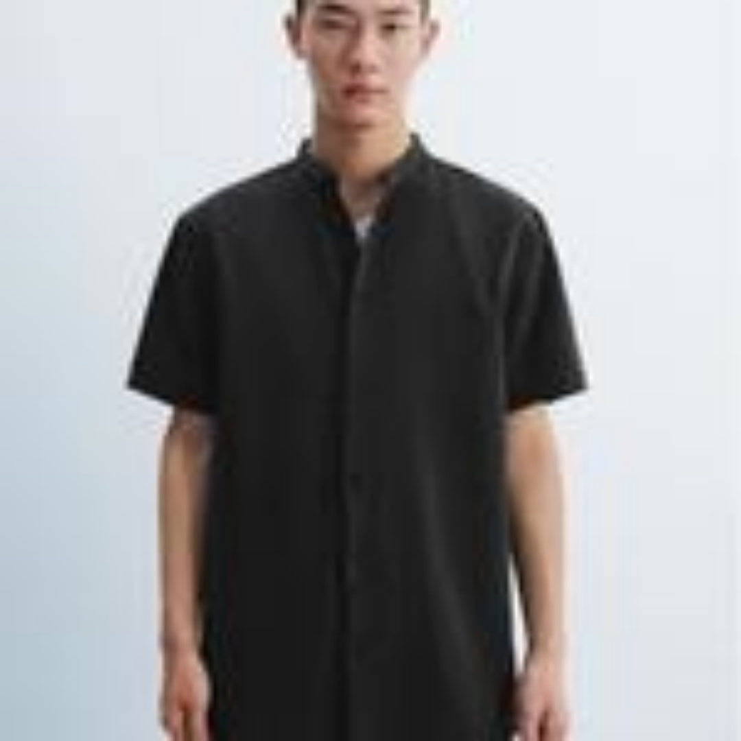 Summer Men's Fashion Casual Tropical Printed Shirt Hawaiian Vacation Style Button Short Sleeve Cardigan