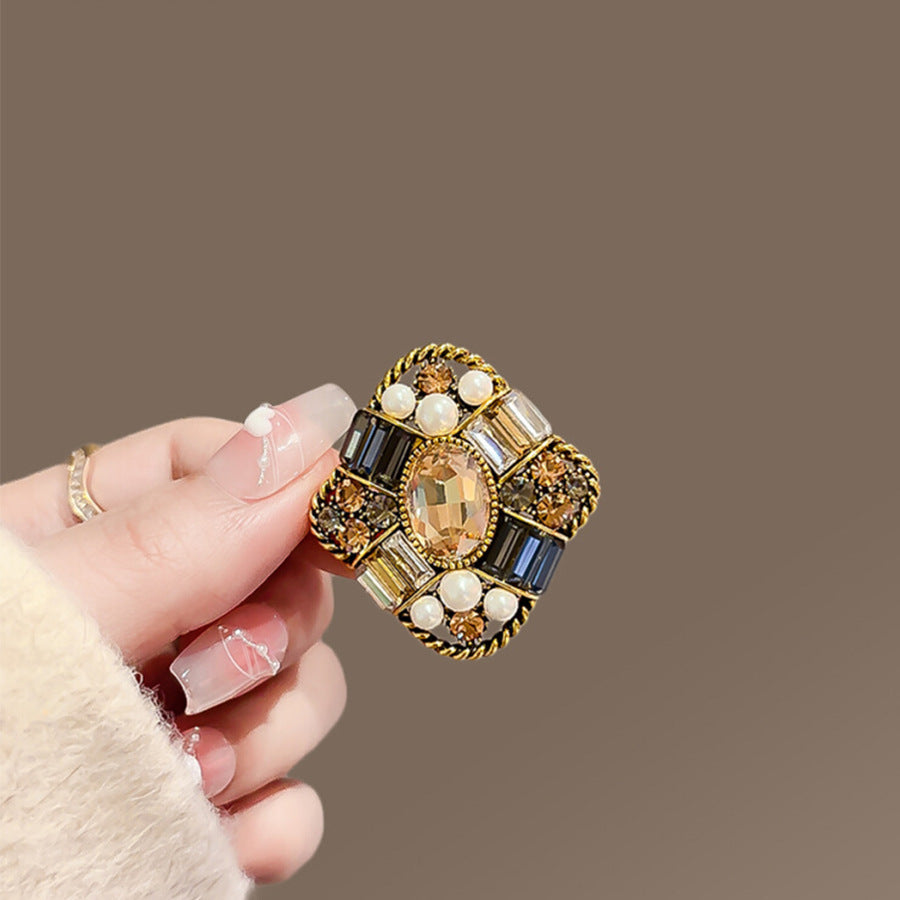 New Alloy Brooch High Sense Niche High-end Pin Coat Suit High-end All-match Corsage