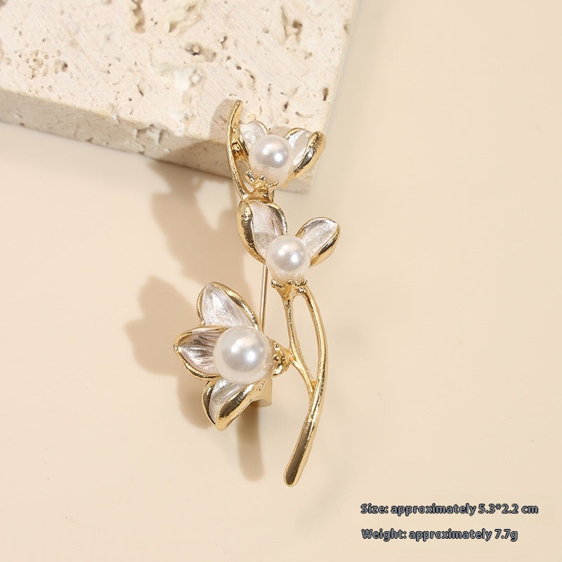 New Alloy Brooch High Sense Niche High-end Pin Coat Suit High-end All-match Corsage