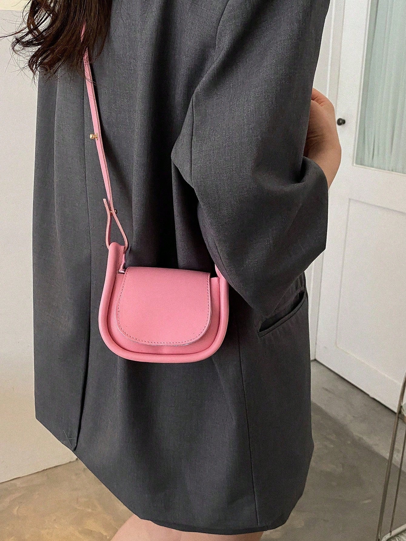 Bags For Women New Mini Bag Fashion Cute Saddle Bag French Style Niche Underarm Shoulder Crossbody Bag