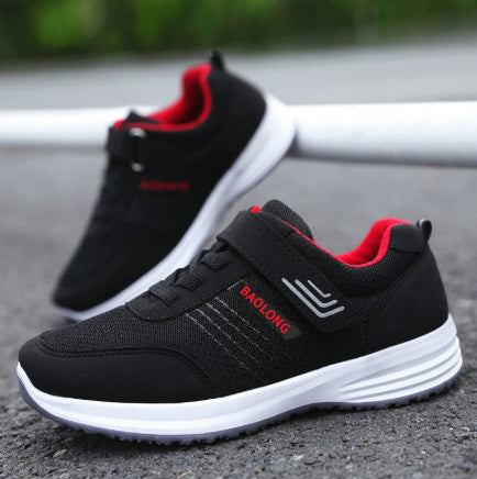 Middle-aged And Elderly Non-slip Soft Bottom Casual Mesh Breathable Shoes For The Old