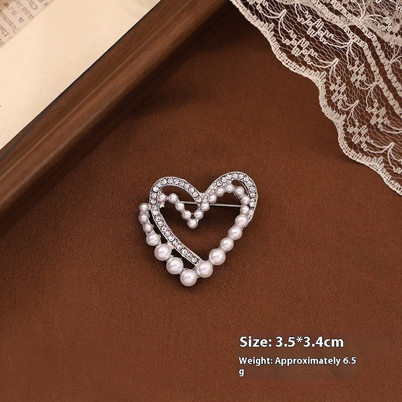 New Alloy Brooch High Sense Niche High-end Pin Coat Suit High-end All-match Corsage
