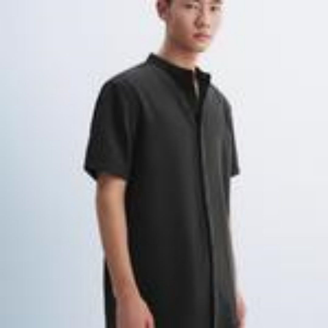 Summer Men's Fashion Casual Tropical Printed Shirt Hawaiian Vacation Style Button Short Sleeve Cardigan