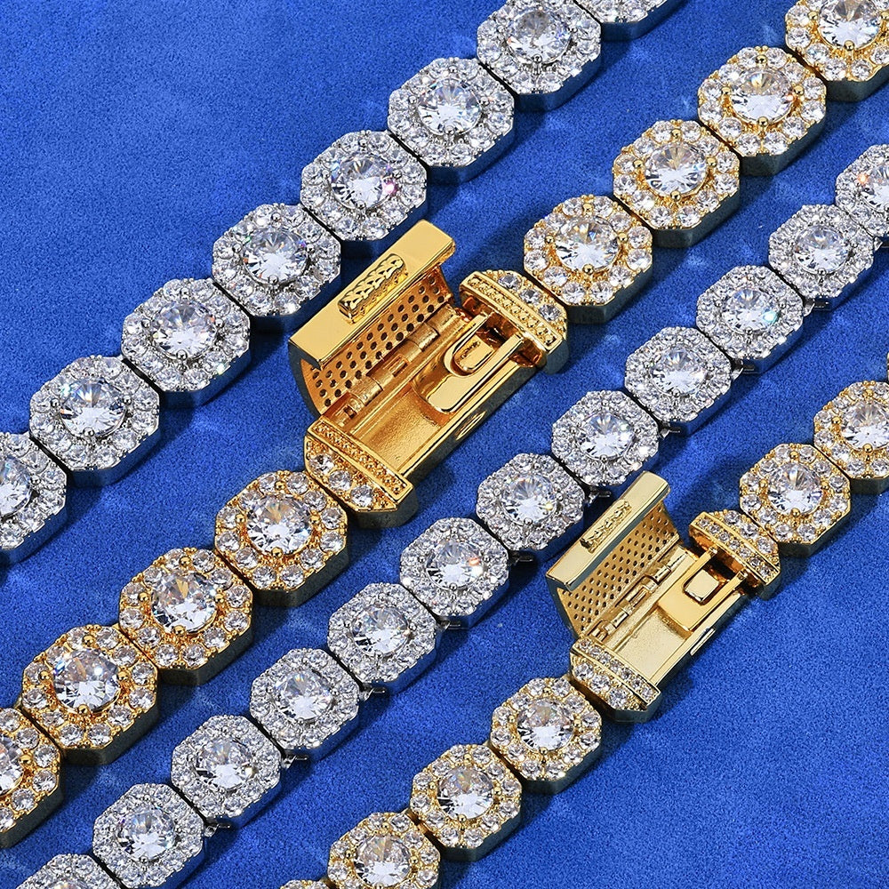 Personalized Full Diamond Men's Bracelet