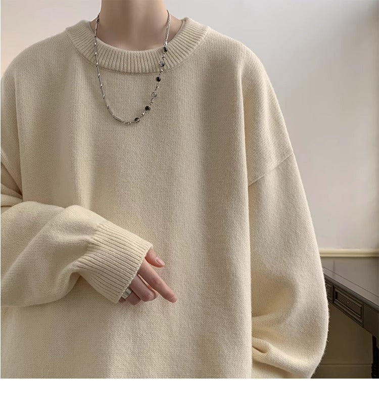 Sweater Men's Autumn And Winter New Loose And Lazy Style High Sense