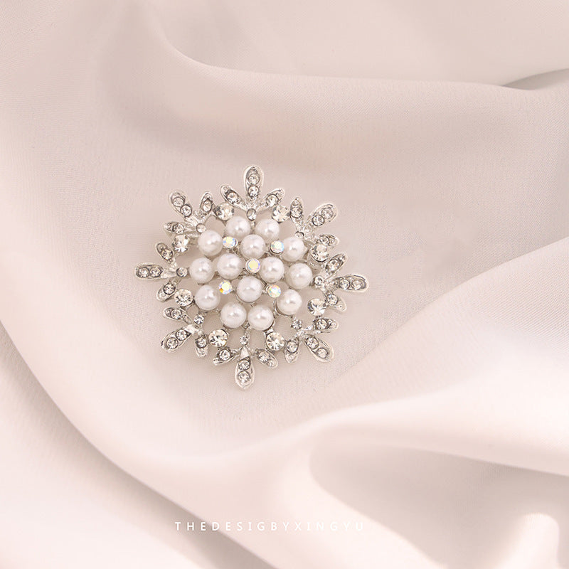 New Alloy Brooch High Sense Niche High-end Pin Coat Suit High-end All-match Corsage
