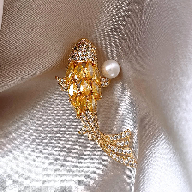 New Alloy Brooch High Sense Niche High-end Pin Coat Suit High-end All-match Corsage