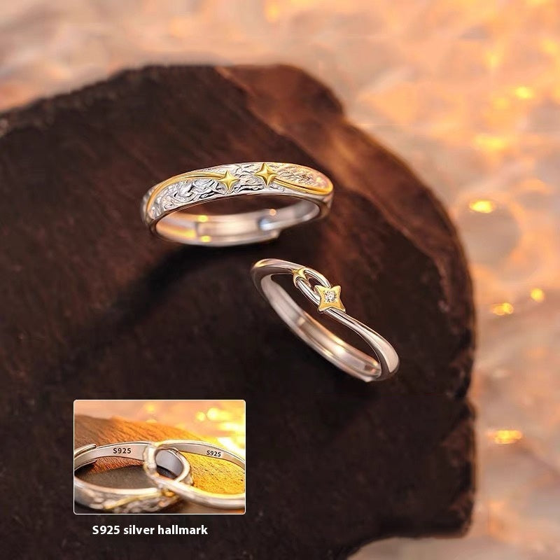 New Lonely Star Meet Couple Models Men And Women Couple Rings
