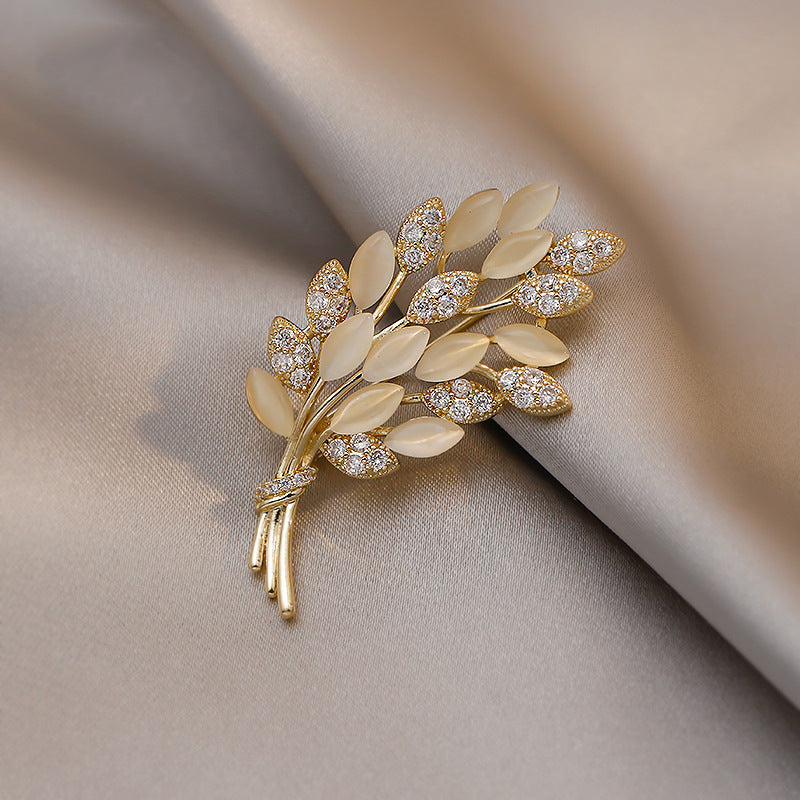 New Alloy Brooch High Sense Niche High-end Pin Coat Suit High-end All-match Corsage