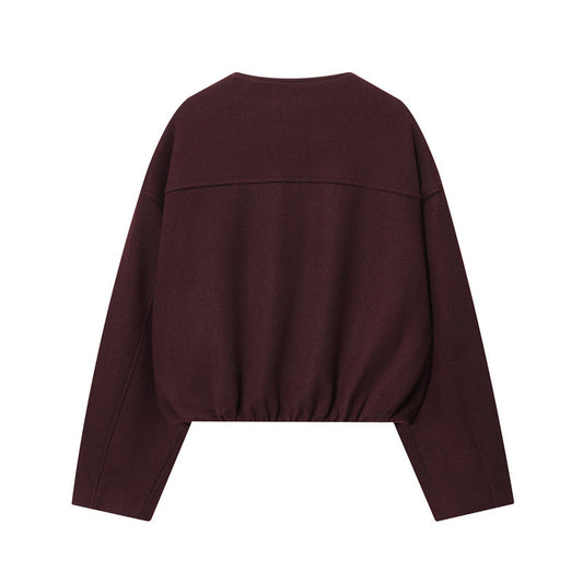 Women's Fashion Casual Loose Button Decoration Jacket Coat