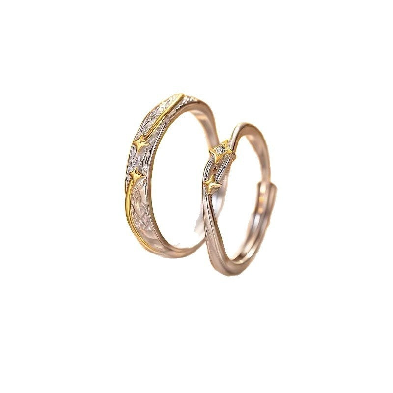 New Lonely Star Meet Couple Models Men And Women Couple Rings