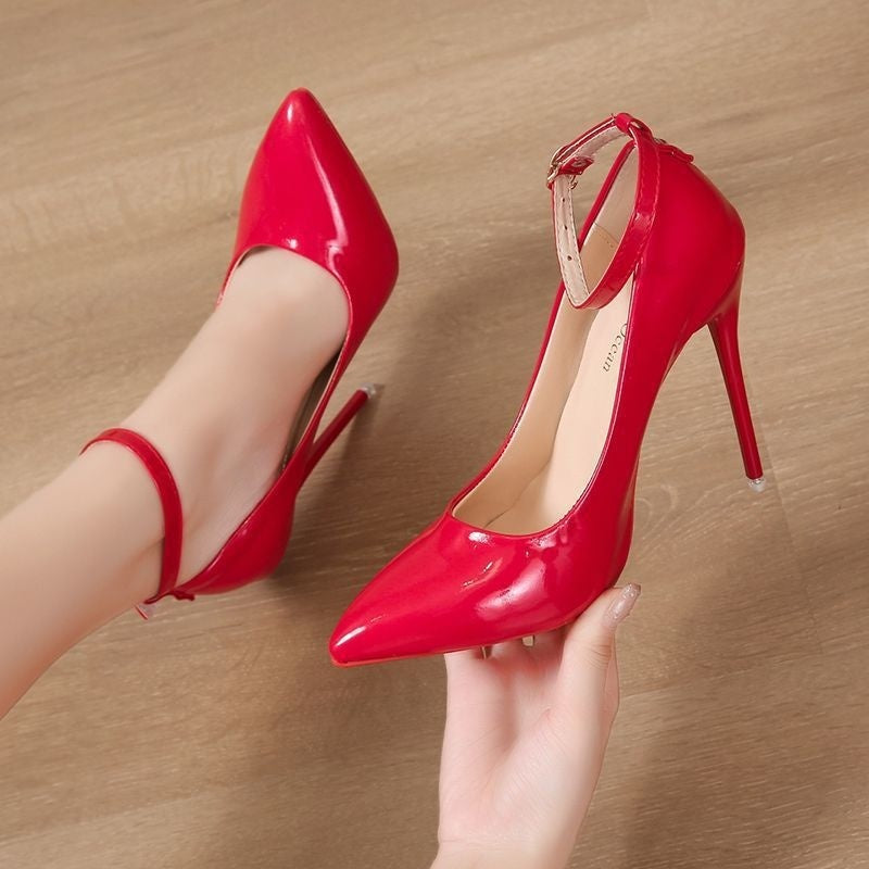 Spring And Autumn High Heels Stiletto Heel Shallow Mouth