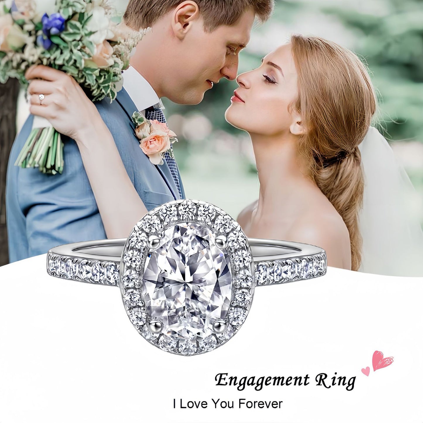 Classic Sansheng Sanshi Couple Rings Twist Twisted String Zircon Lines