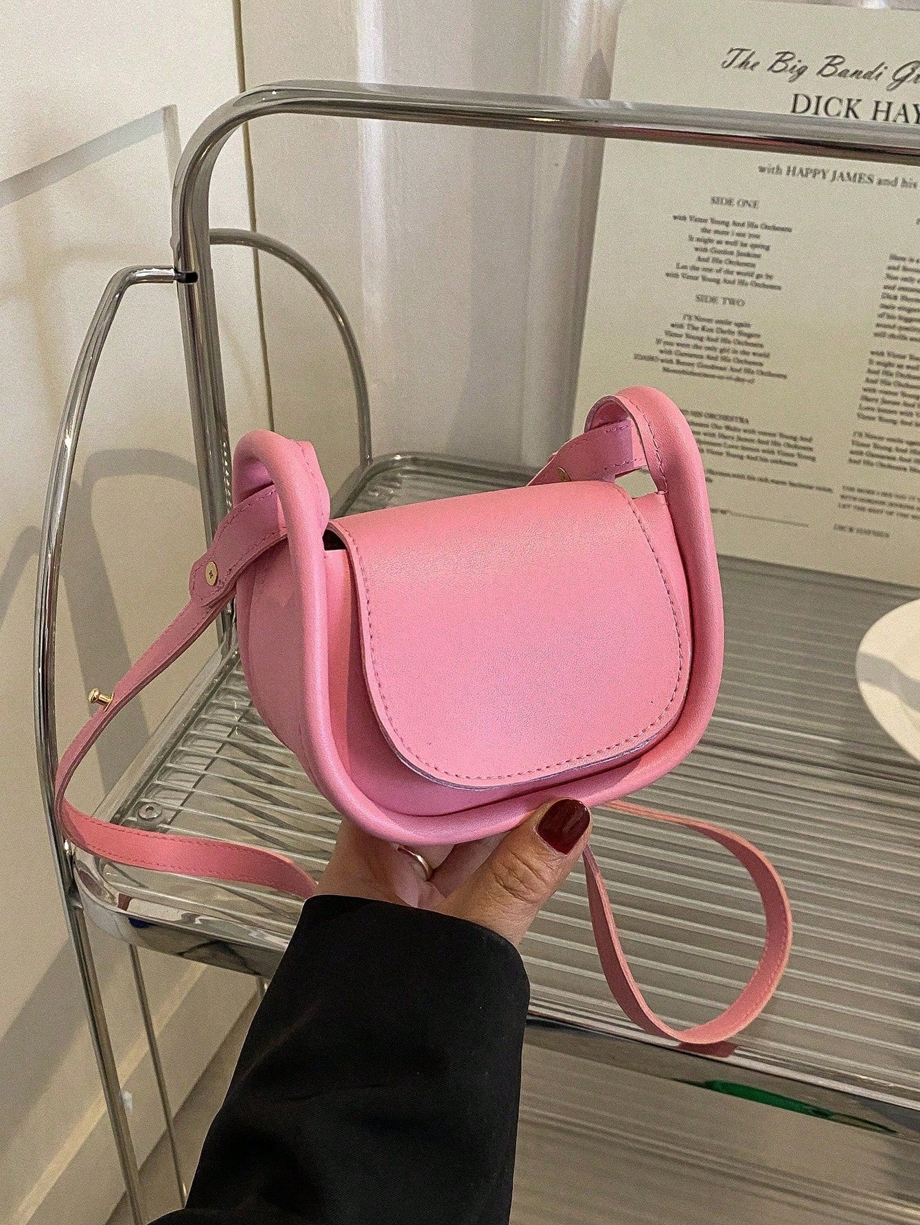 Bags For Women New Mini Bag Fashion Cute Saddle Bag French Style Niche Underarm Shoulder Crossbody Bag
