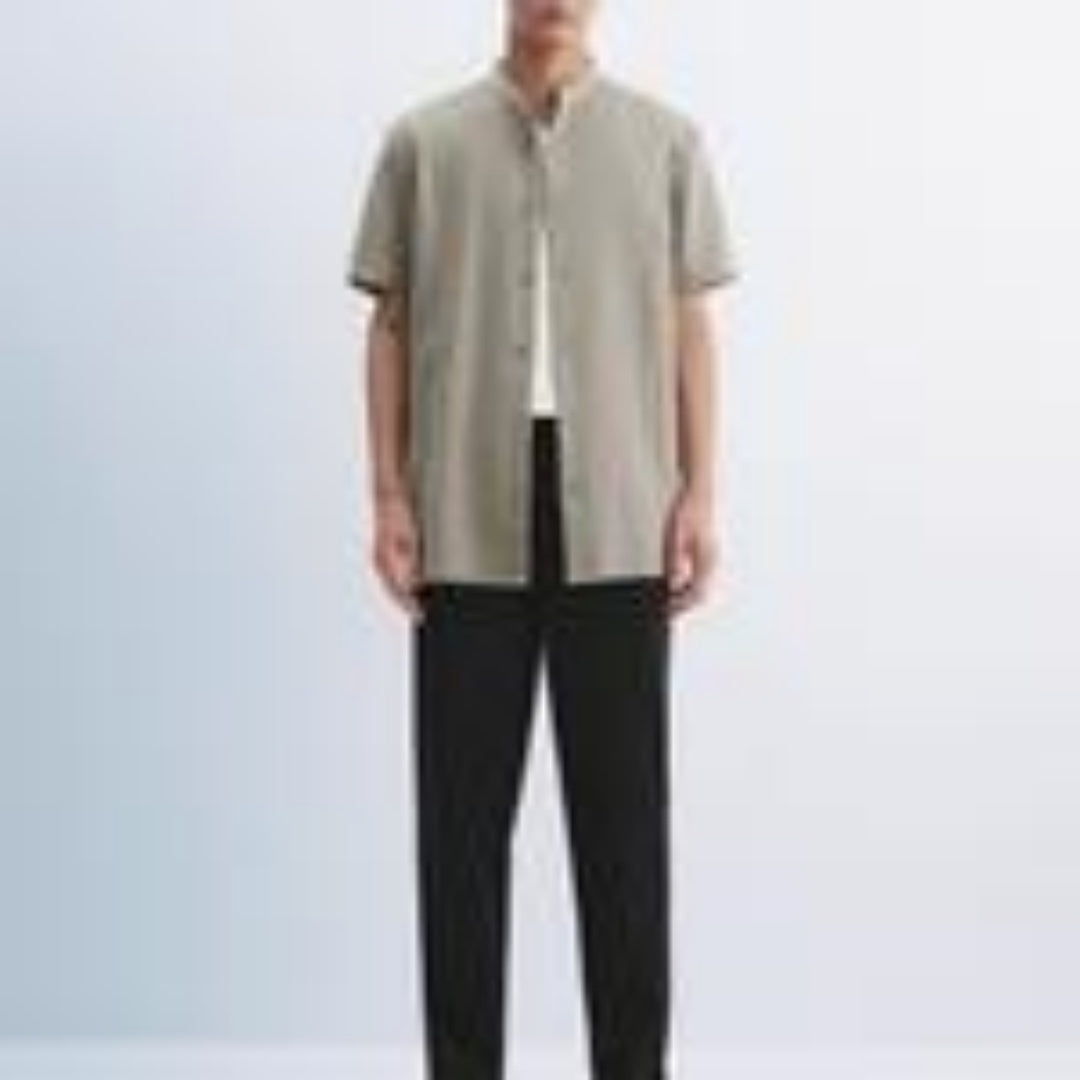 Summer Men's Fashion Casual Tropical Printed Shirt Hawaiian Vacation Style Button Short Sleeve Cardigan