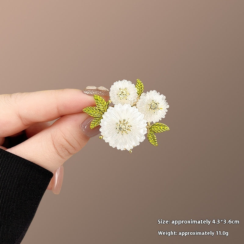 New Alloy Brooch High Sense Niche High-end Pin Coat Suit High-end All-match Corsage