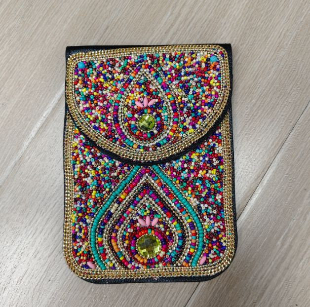 Bohemian Style Bead Satchel Shell Phone Bag