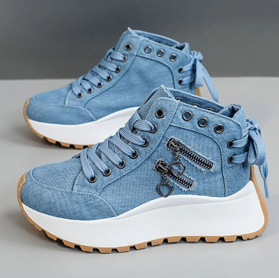 High-top Platform Female Fashion Casual Board Shoes