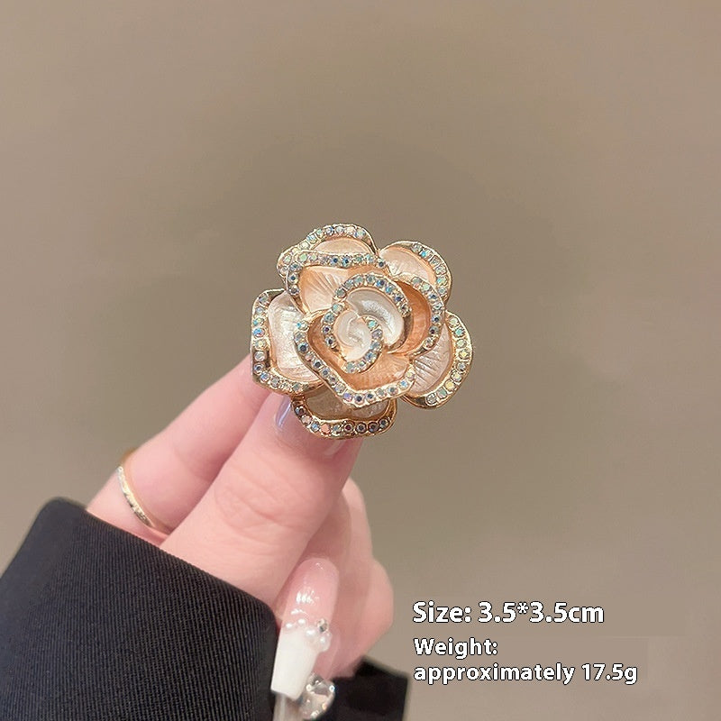 New Alloy Brooch High Sense Niche High-end Pin Coat Suit High-end All-match Corsage