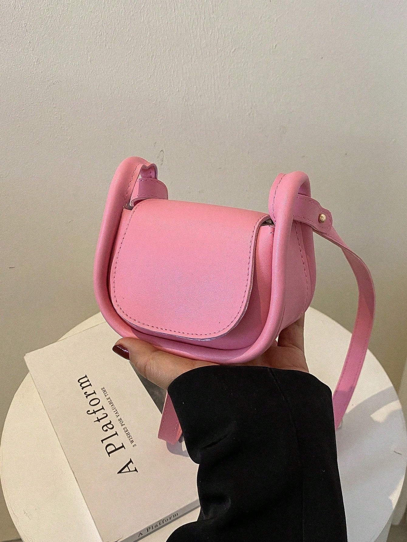 Bags For Women New Mini Bag Fashion Cute Saddle Bag French Style Niche Underarm Shoulder Crossbody Bag