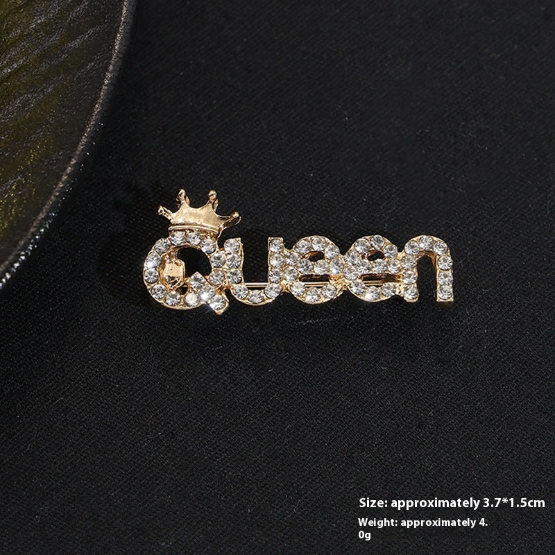 New Alloy Brooch High Sense Niche High-end Pin Coat Suit High-end All-match Corsage