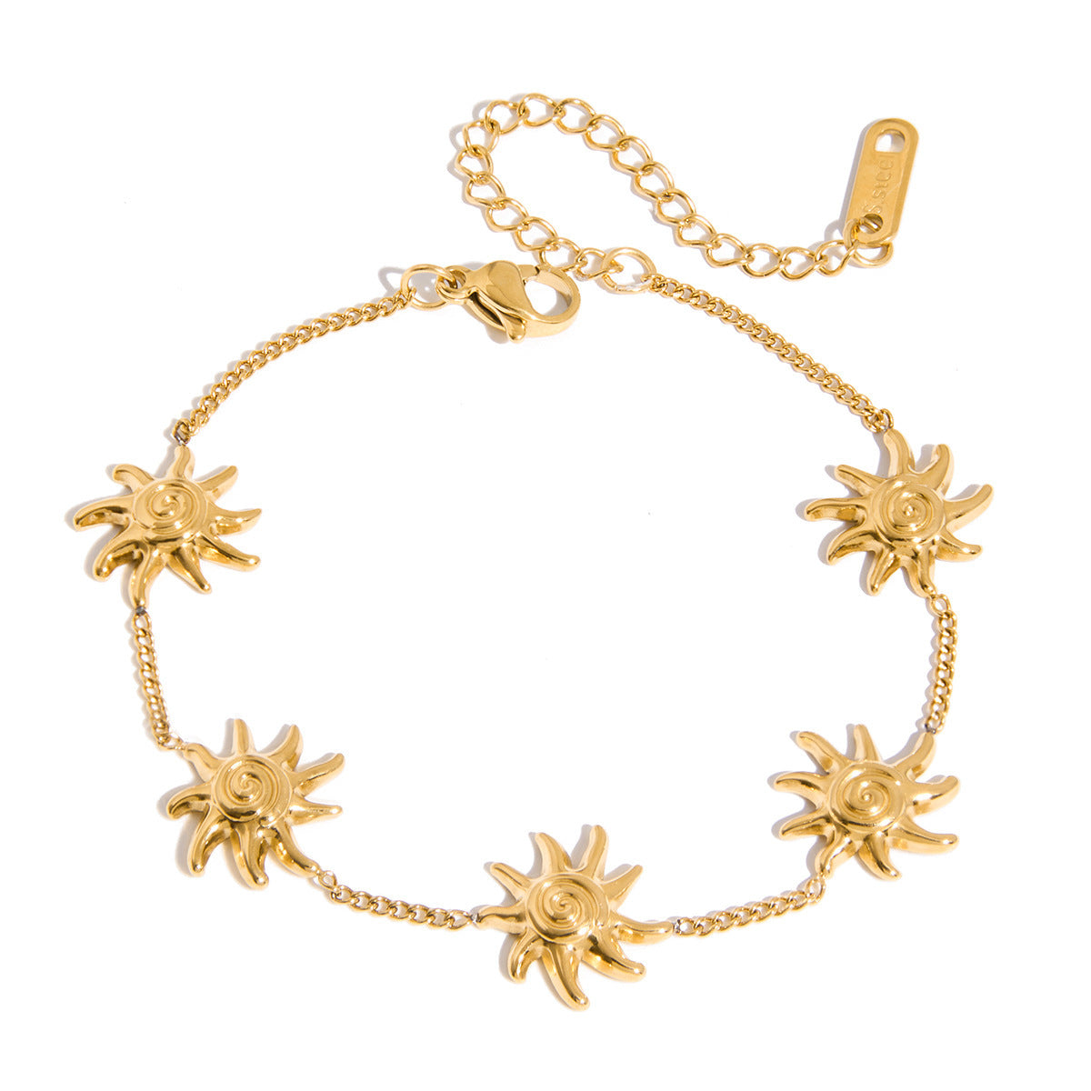 European And American Titanium Steel Bracelet Light Luxury High-grade Sun Jewelry Stainless Steel