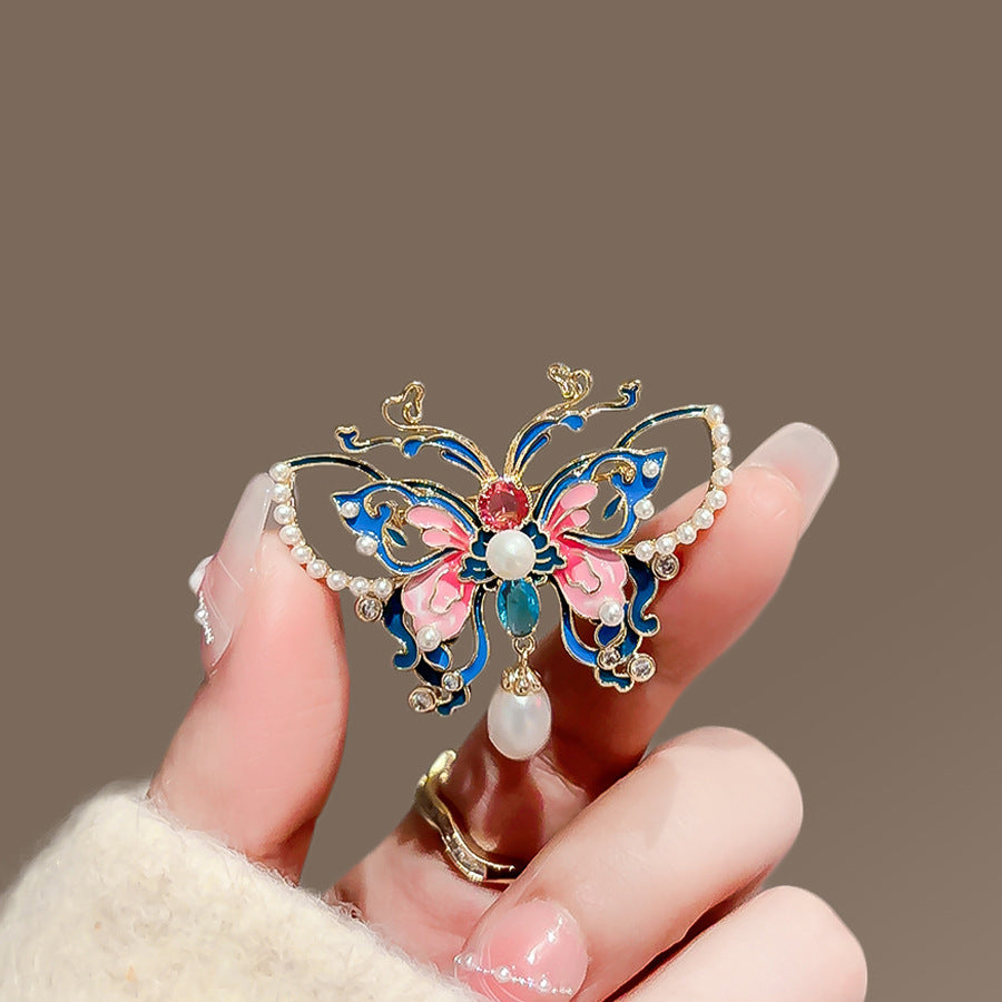 New Alloy Brooch High Sense Niche High-end Pin Coat Suit High-end All-match Corsage