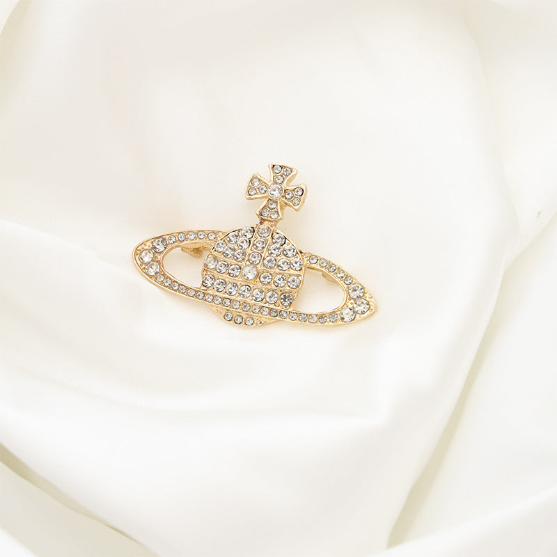 New Alloy Brooch High Sense Niche High-end Pin Coat Suit High-end All-match Corsage